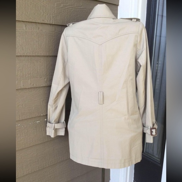 Tommy Hilfiger women’s tan trench coat Large Fall Spring - Picture 3 of 16